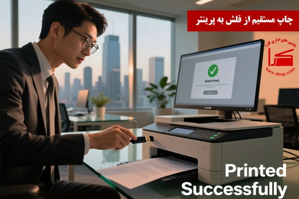چاپ مستقیم از فلش با پرینتر | راهنمای کامل 2025