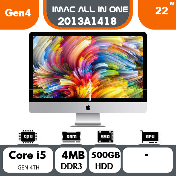 آل این وان استوک اپل مدل Apple iMac A1418 2013 i5 Gen4 | 8GB |500GB| 22in